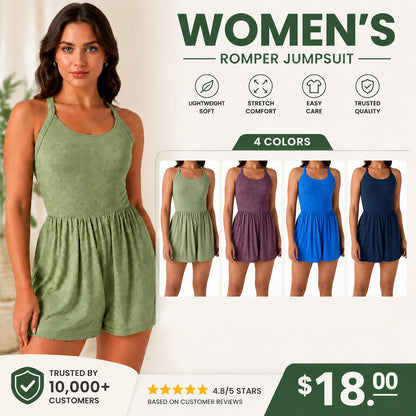 🔥 Women's Pocket 2-in-1 Romper | The Outfit You'll Reach For Again and Again